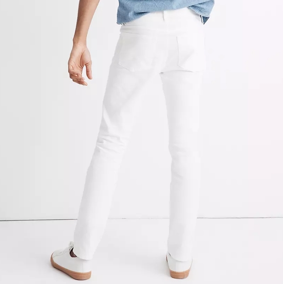 NWT Madewell Skinny Everyday Flex Jeans Tile White - Picture 2 of 8